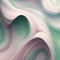 Captivating Green and Pink Pastel Abstract Art: Explore the Fluid and Creative Smooth Textures.