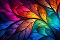 Vibrant Fractal Patterns: Mesmerizing Geometric Shapes in Radiant Colors