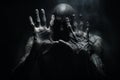 Sinister Hands Emerging from Darkness Royalty Free Stock Photo
