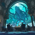 Mystical Underwater City Council Meeting