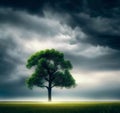 A Beautiful Solitary Tree