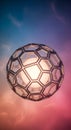Geometric Sphere in Space Royalty Free Stock Photo