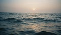 Serene Sunset Seascape Royalty Free Stock Photo