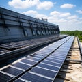 Solar Panels on Building Roof