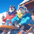 Boutique Winter Resort - Huskies in Style