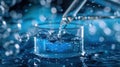 Fluid Dynamics: Abstract Water Formula in Motion