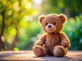 Adorable Brown Teddy Bear Soft Plush and Ready for Cozy Moments Royalty Free Stock Photo