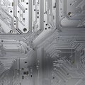 Etched Metal Circuits A Detailed Exploration of Industrial Design Engineering Royalty Free Stock Photo