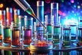 Essential Microbiology Tools Micropipettes and Liquid Samples in a LowLight Laboratory Setting for Precise Research and Royalty Free Stock Photo