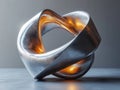 Eternal Loop: A Study in Bronze and Shadow