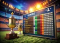 Visualizing Competitive Achievement A Dynamic Leaderboard Displaying Position Rankings Colorful Scores and Accolades