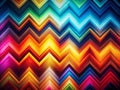 Dynamic Zigzag Patterns in High Depth of Field Abstract Design Elements for Modern Graphic Design Digital Art and