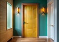 Stunning Modern Interior Door Design Sleek Aesthetics and Sophisticated Style for a Contemporary Home Royalty Free Stock Photo