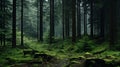 Enchanting Forest: A Moody And Lush 8k Resolution Landscape