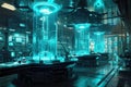 Echoes of the Future: Timetravel Experiment in a Futuristic Laboratory