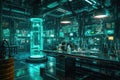 Echoes of the Future: Timetravel Experiment in a Futuristic Laboratory