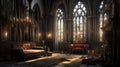 Gothic Room Enigma Unveiling the Eerie Charm in Ultra High Resolution AI generative