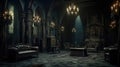 Gothic Room Enigma Unveiling the Eerie Charm in Ultra High Resolution AI generative