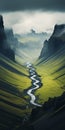 Captivating Imagery Of A River Valley: National Geographic Style