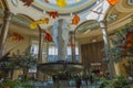 Captivating interior view of Venetian Hotel in Las Vegas featuring stunning and fountain magnificent sculpture