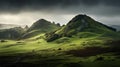 Captivating Island Photograph Of Grassy Hills In Denmark