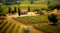 Captivating Italian Landscape Through Tilt-shift Lens