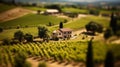 Captivating Italian Landscape Through Tilt-shift Lens