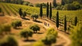 Captivating Italian Landscape Through Tilt-shift Lens