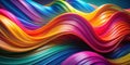 Captivating 4K Looping Animated Background Featuring Vibrant Fluid Wavy Shapes Perfect for Dynamic Website Social Media