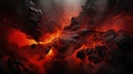 Captivating lava wallpaper: fiery beauty and volcanic landscapes in breathtaking visuals. Earth's core, hot lava