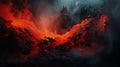 Captivating lava wallpaper: fiery beauty and volcanic landscapes in breathtaking visuals. Earth's core, hot lava