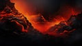Captivating lava wallpaper: fiery beauty and volcanic landscapes in breathtaking visuals. Earth's core, hot lava