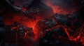 Captivating lava wallpaper: fiery beauty and volcanic landscapes in breathtaking visuals. Earth's core, hot lava Royalty Free Stock Photo