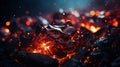 Captivating lava wallpaper: fiery beauty and volcanic landscapes in breathtaking visuals. Earth's core, hot lava