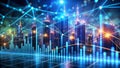 Dynamic Financial Network Visualization A Futuristic Long Exposure of Interconnected Data Streams for Modern Business