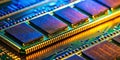 Intricate Details of a RAM DIMM A Deep Dive into Computer Memory Modules