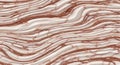 Abstract marble texture with wavy lines and a combination of white and brown colors Royalty Free Stock Photo