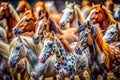 Captivating Miniature Horse Coats A TiltShift Exploration of Exquisite Equine Patterns and Textures in Stunning Detail Royalty Free Stock Photo