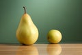 Captivating Minimalist Realistic Photography of a Pear, Generative Ai