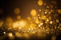 Shimmering Splendor: Yellow and Gold Glitter Background