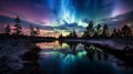 Captivating Northern Lights: A Mesmerizing Professional Photo Royalty Free Stock Photo