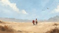 Desert Wanderers: Inspired by The Goldfinch\'s Theo and Boris