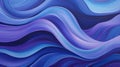 A Captivating Painting of a Majestic Blue and Purple Wave