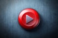 Dynamic Website Interface Elements Red Arrow and Play Buttons for Engaging User Experiences