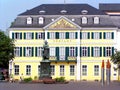 Historic Postamt Building with Beethoven Statue, Bonn, Germany