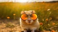 Sunshine Style: Hamster\'s Sunglass Adventure
