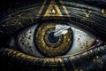 A captivating photo showcasing the Masonic symbol of the Providence Eye