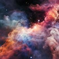 Celestial Symphony: Vibrant Particles Dancing in Cosmic Harmony