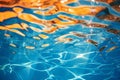 Vibrant Abstract Water Ripples: Serene Beauty of Nature Royalty Free Stock Photo