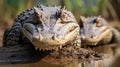 Sunbathing Reptiles: Crocodiles and Alligators Soaking Up the Rays